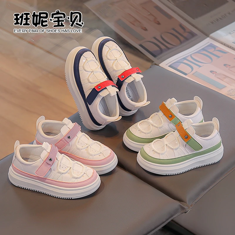 儿童运动软底鞋子秋季新款男童板鞋儿童休闲鞋女童鞋3566