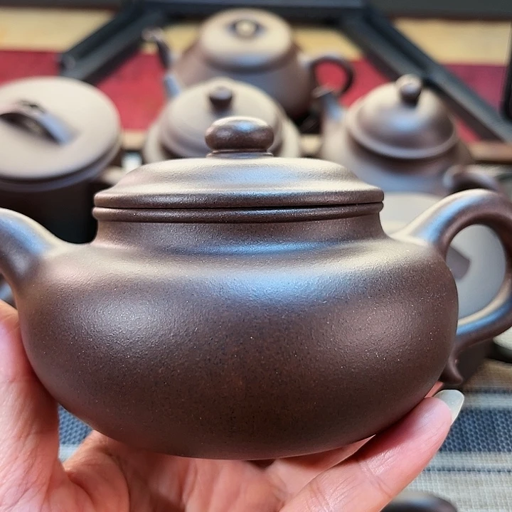 紫泥茶壶作品欣赏
