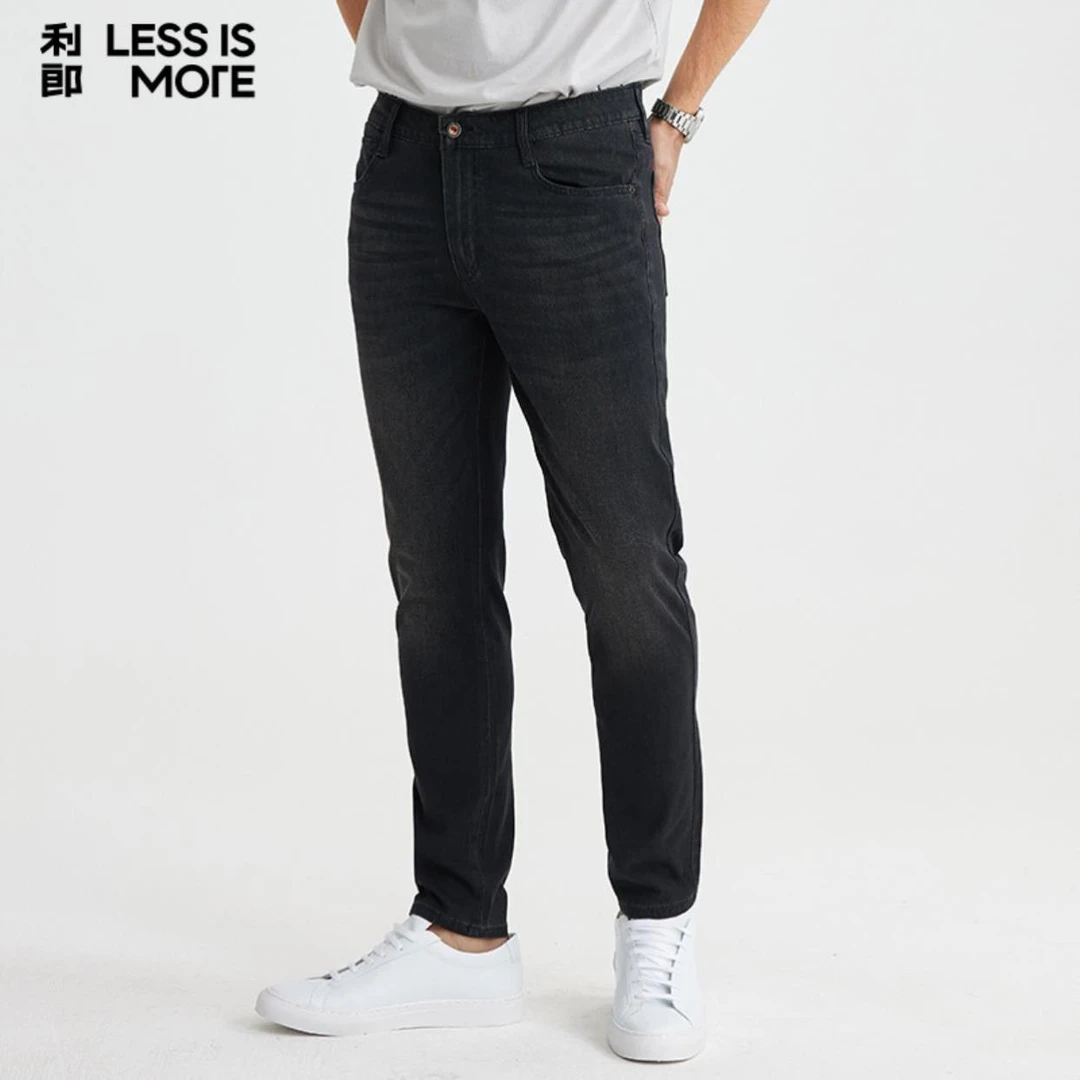 Lilanz/利郎牛仔裤（夏）舒适柔软挺括有型百搭弹力A4XNZ201