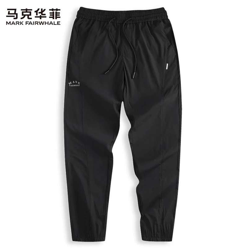 【冰感速干】马克华菲男装锥形休闲裤男2025夏季新款弹力束脚长裤