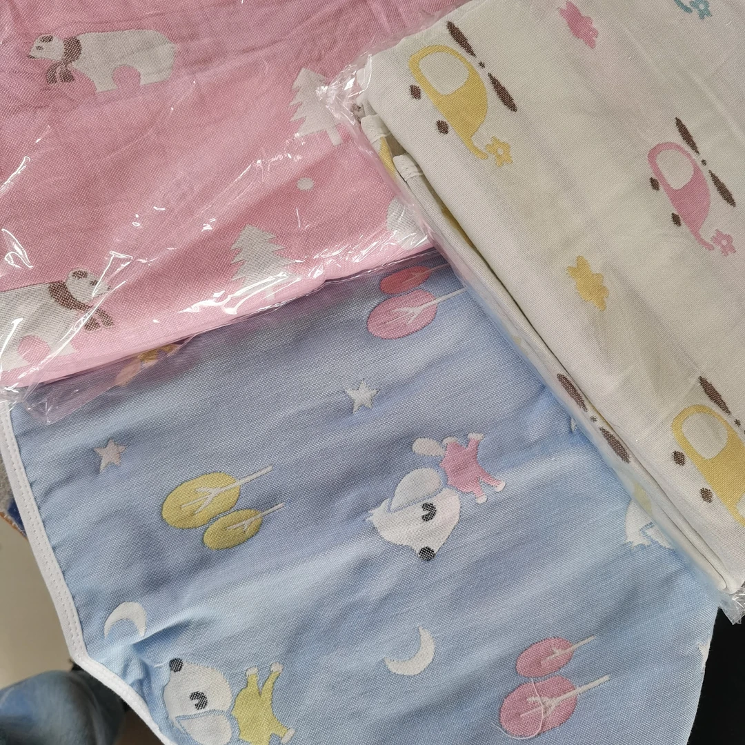 纯棉多层纱布浴巾遐思款 不已图片为准 （拍对应编码）