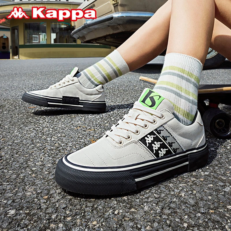 Kappa卡帕低帮板鞋休闲百搭板鞋耐磨防滑运动鞋K0BY5CS03