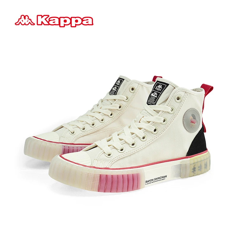 Kappa背靠背春季百搭休闲鞋女低帮舒适经典帆布鞋S01D