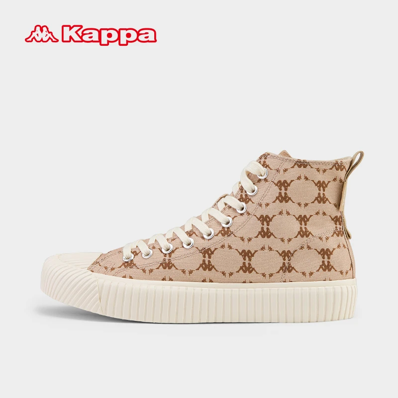 Kappa背靠背高帮帆布鞋 夏季休闲百搭男鞋女鞋K0BY5VS09D
