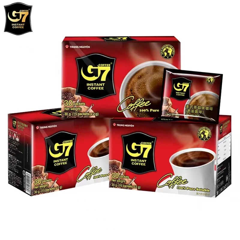 G7COFFEE【太昊专属】进口越南G7咖啡美式萃取纯黑苦咖啡30g/盒