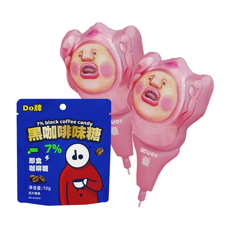 咖啡糖10g+屁桃气球