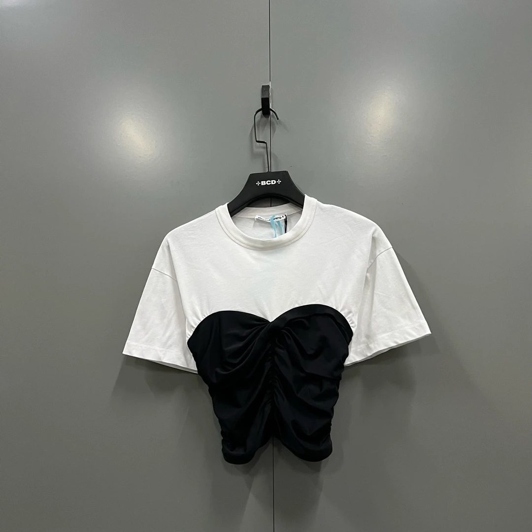 alexander wang 亚历山大王 拼接撞色短袖 S码/95新/公价2850/
