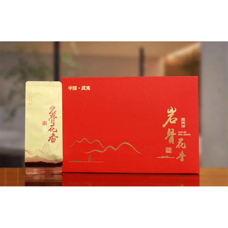 生态乌龙茶茶叶高山武夷岩茶岩骨花香盒装浓香中火碳焙水仙醇香