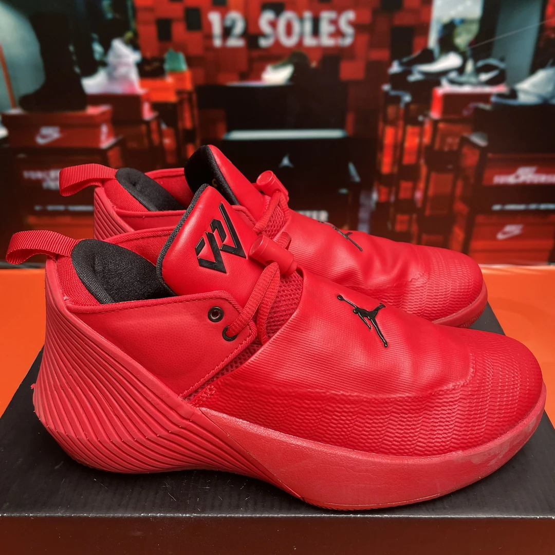 40码 中古 Nike 威少 Jordan Why Zer0.1 篮球鞋 大红Low 无盒