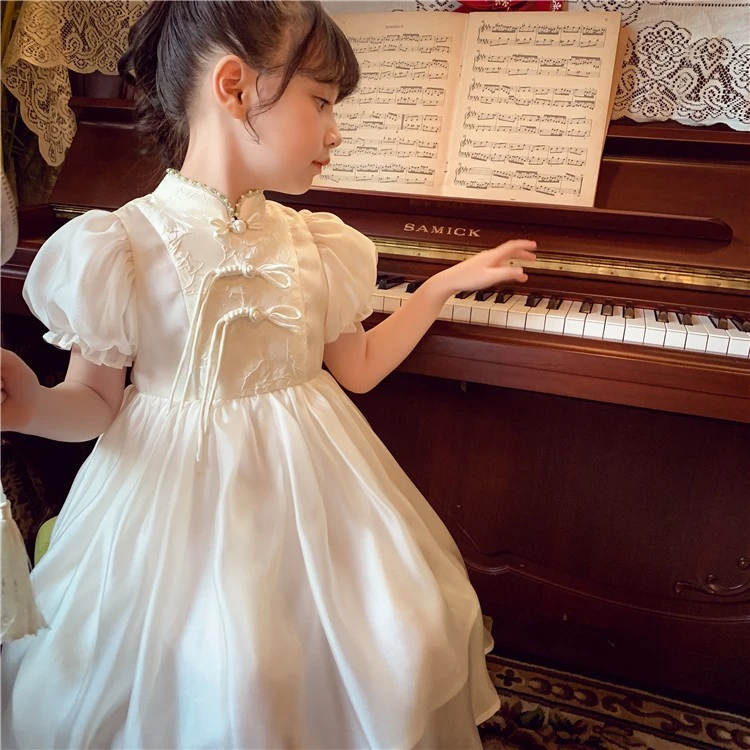 【年中浮力】米米哈罗女童国风连衣裙儿童中式公主裙GM23070