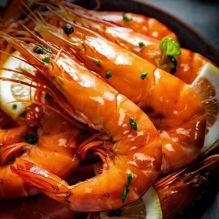 文莱黑虎虾 气冻 2030斑节对虾 新鲜大海虾 液氮速冻 老虎虾