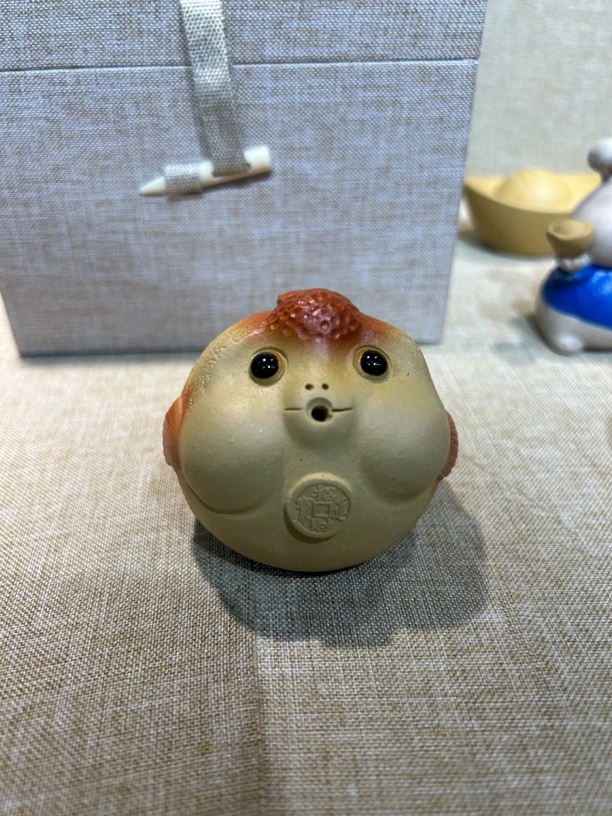 茶宠可爱胖头金鱼