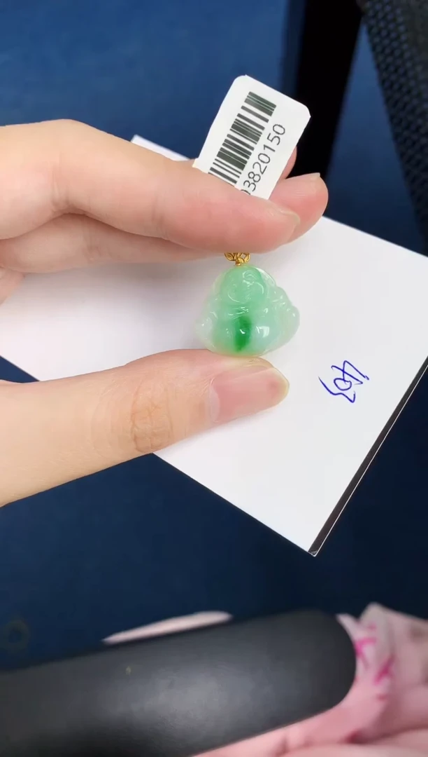 【闪购商品】翡翠颈饰18K金镶嵌000000000