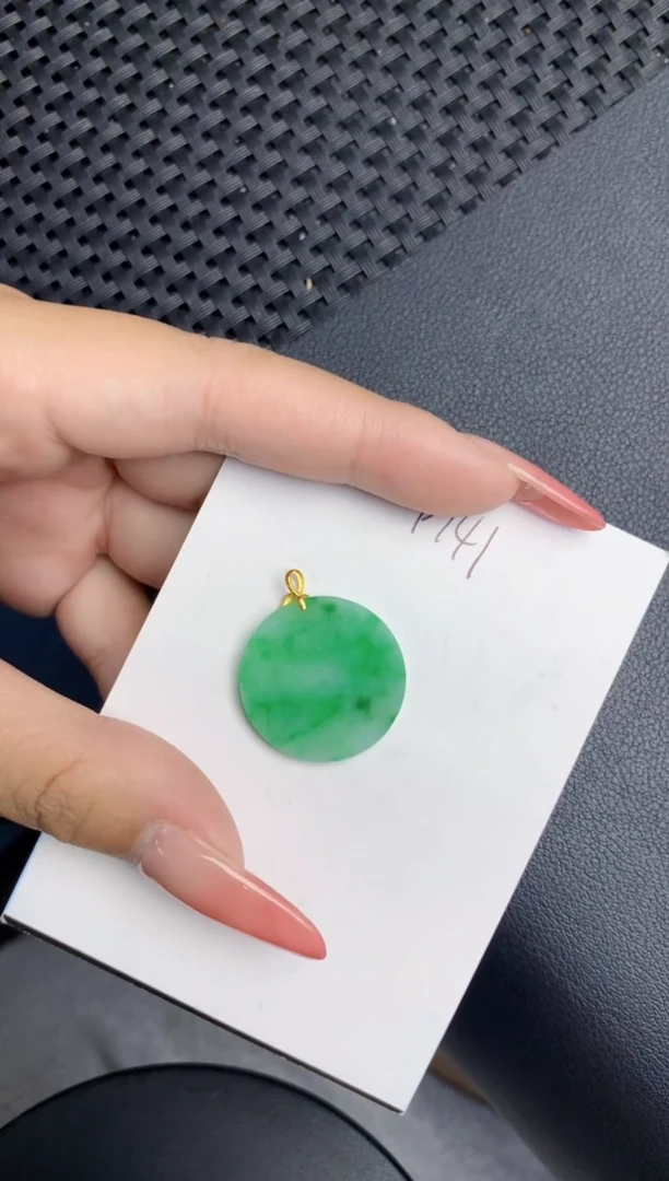 【闪购商品】翡翠颈饰18K金镶嵌0000000000