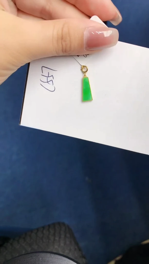 【闪购商品】翡翠颈饰18K金镶嵌000000000