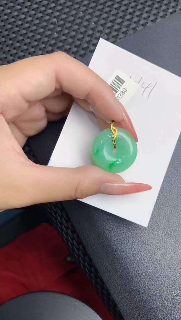 【闪购商品】翡翠颈饰18K金镶嵌000000000