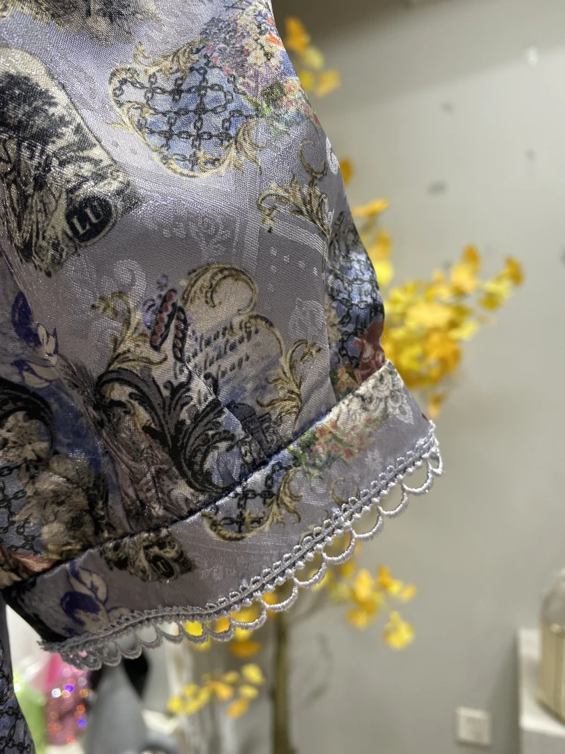 [十一] 女装百搭中长款连衣裙中式风连衣裙 旗袍 ZK055