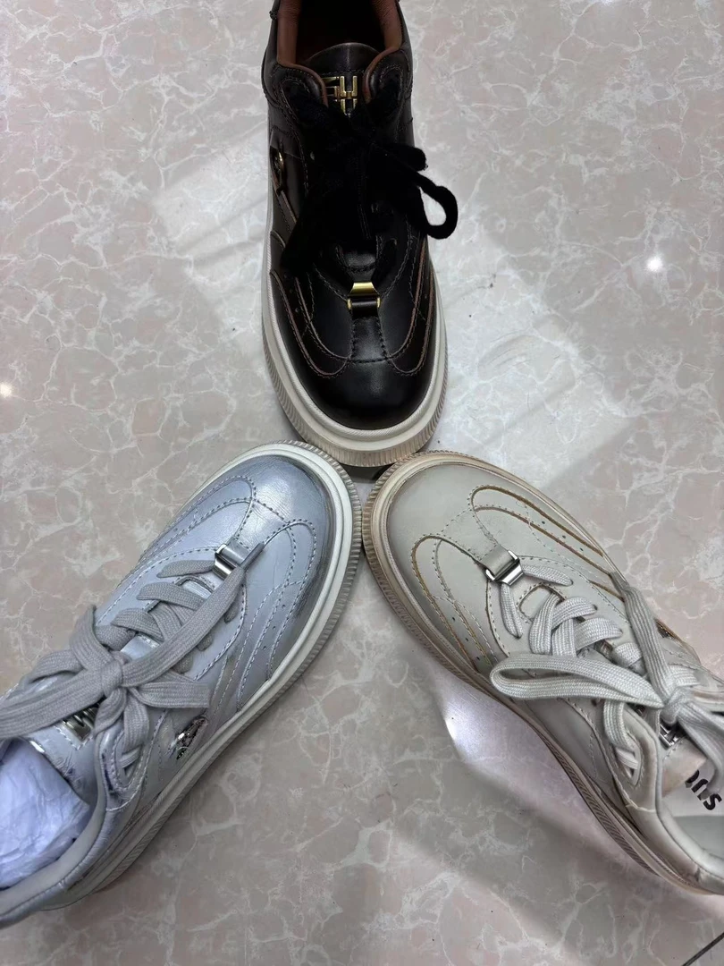 [十一] 女鞋百搭通勤硬币厚底休闲板鞋  24FW-1940