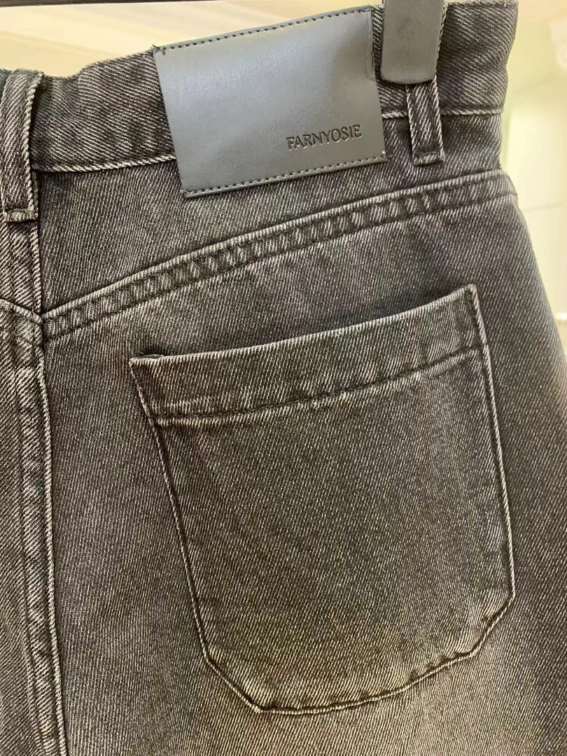 【十一】H 范语茜夏季百搭范语茜黑色牛仔 短裤 X240602