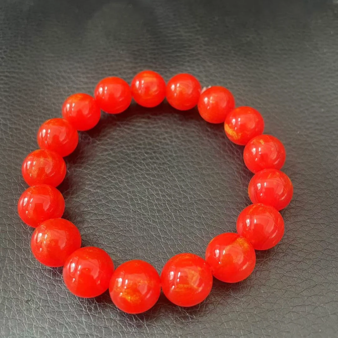 非金属树脂手链 时尚气质血灵芝手串百搭轻奢经典男女款单圈