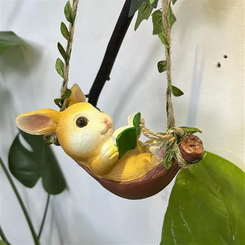 黄色看书兔5124 礼品灯具配件