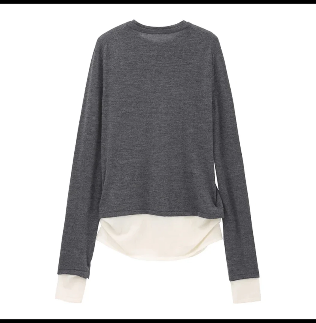 AVVENN｜9601灰色套衫