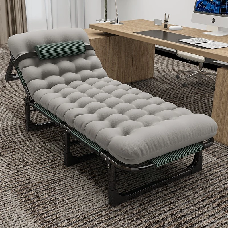 折叠床办公室单人午休家用午睡折叠躺椅多功能行军床成人午休神器