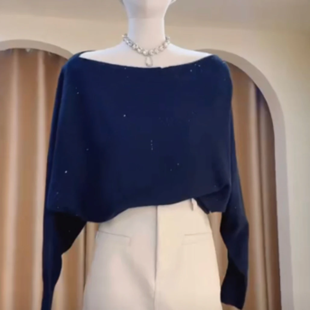 毛衣女秋冬高级感小个子打底针织衫收腰显瘦上衣气质