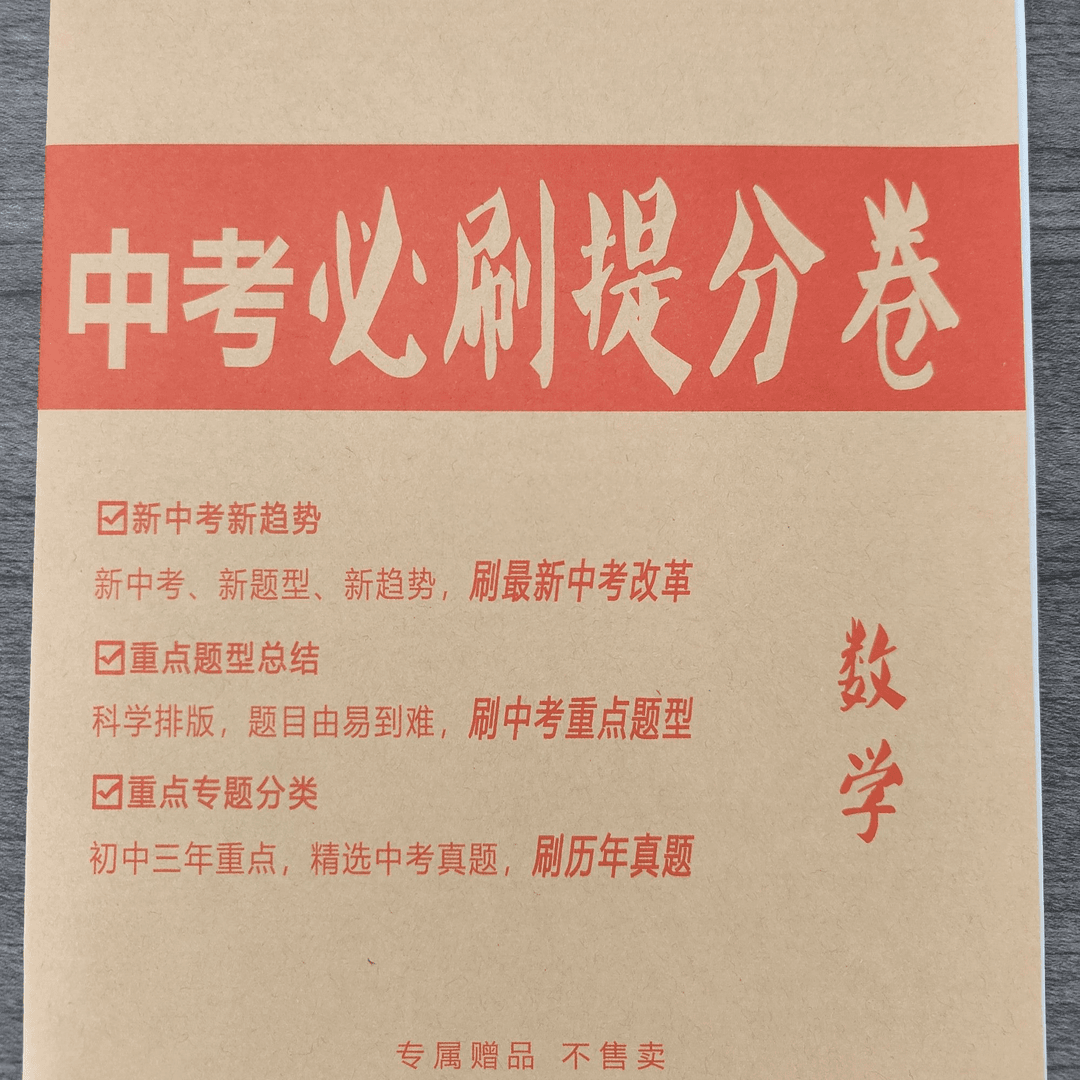 中考必刷提分卷数学 初中通用