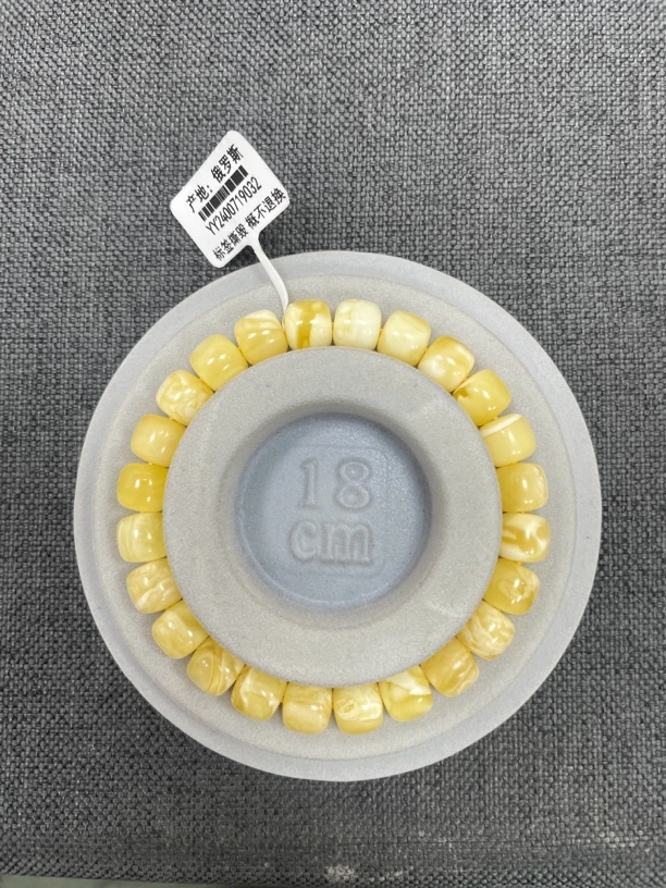 魔梵珠宝｜9.4*8.5mm俄料琥珀蜜蜡浓蜡妖花