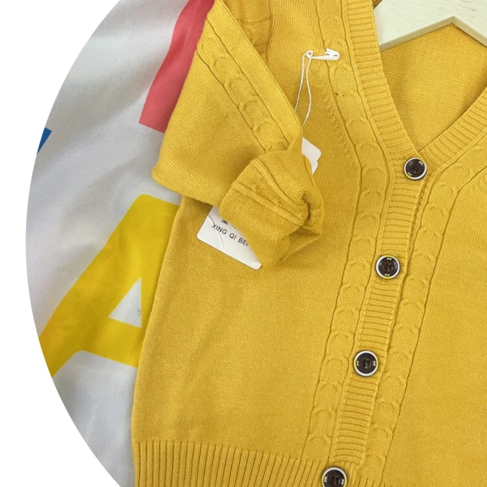 3380星琪呗呗针织毛衣开衫