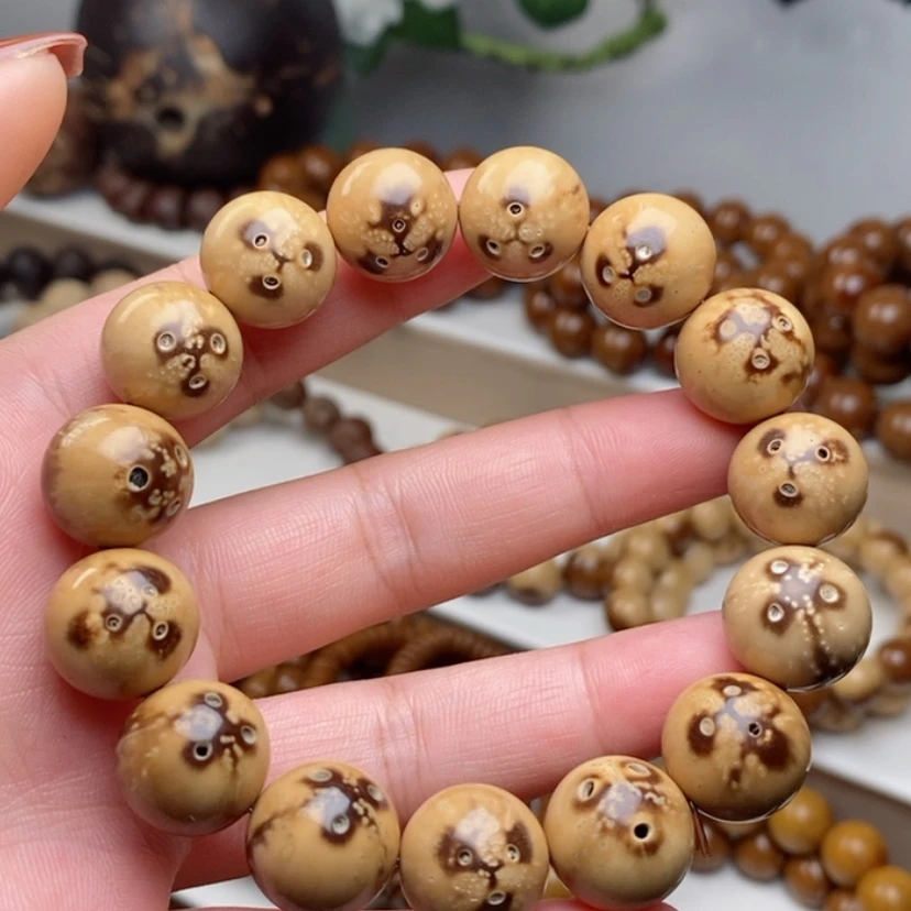 【闪购商品】紫金鼠手串14花皮熊猫