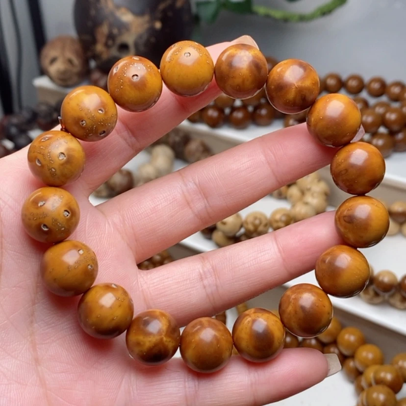 【闪购商品】紫金鼠手串14花皮光珠福利款