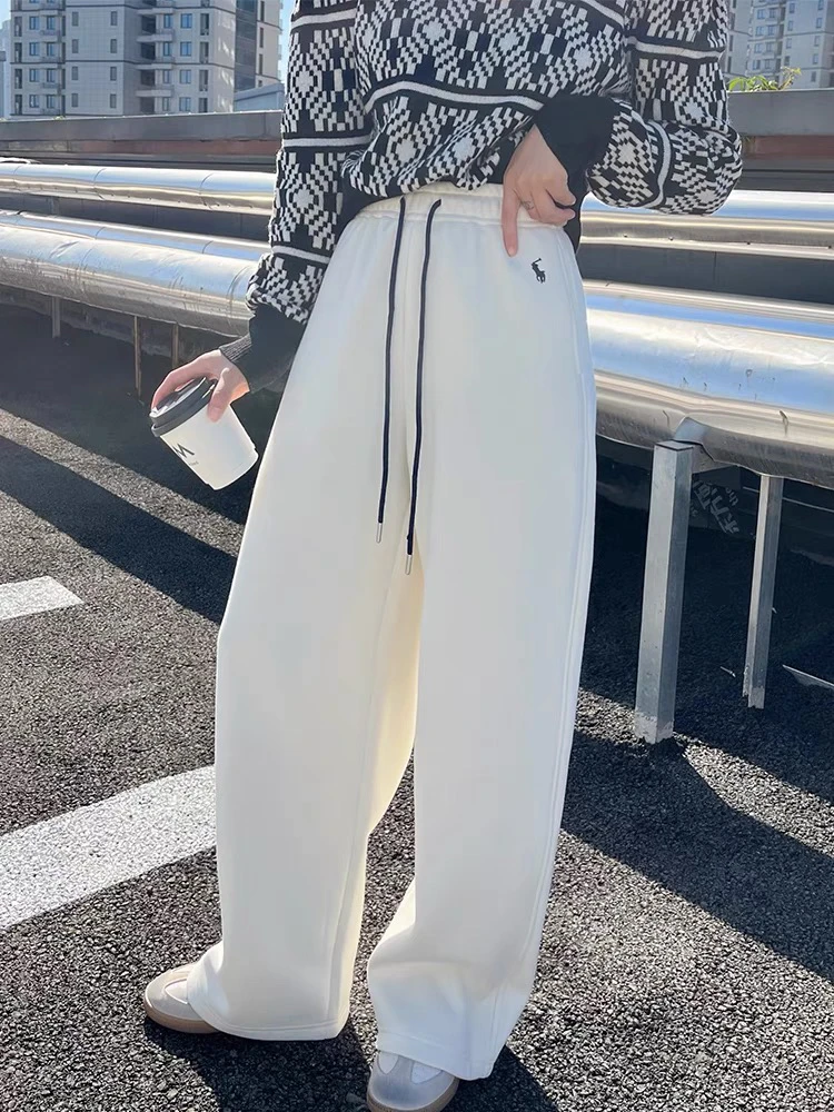 新款休闲女裤9528花