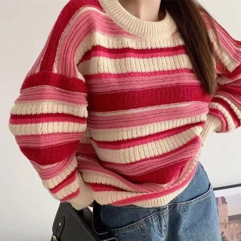 351-400秋冬款针织开衫毛衣套头