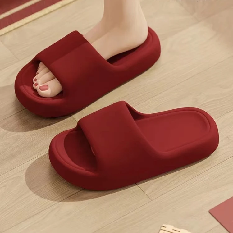 踩屎感eva面包拖鞋女夏季洗澡防滑软底情侣凉拖鞋男外穿室1内家居