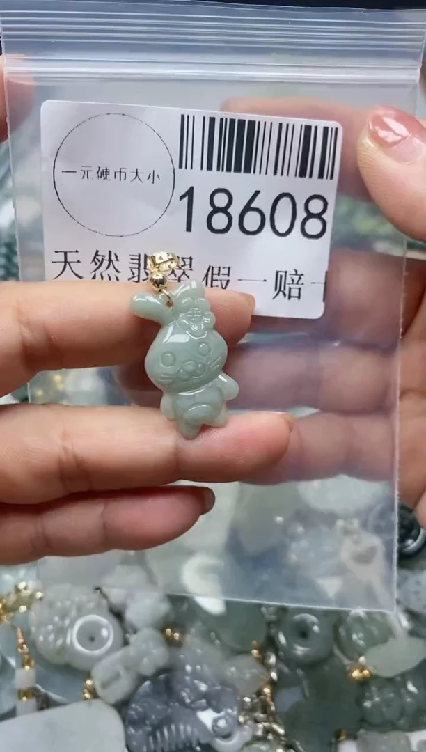 【闪购商品】翡翠颈饰未镶嵌翡翠a货18608