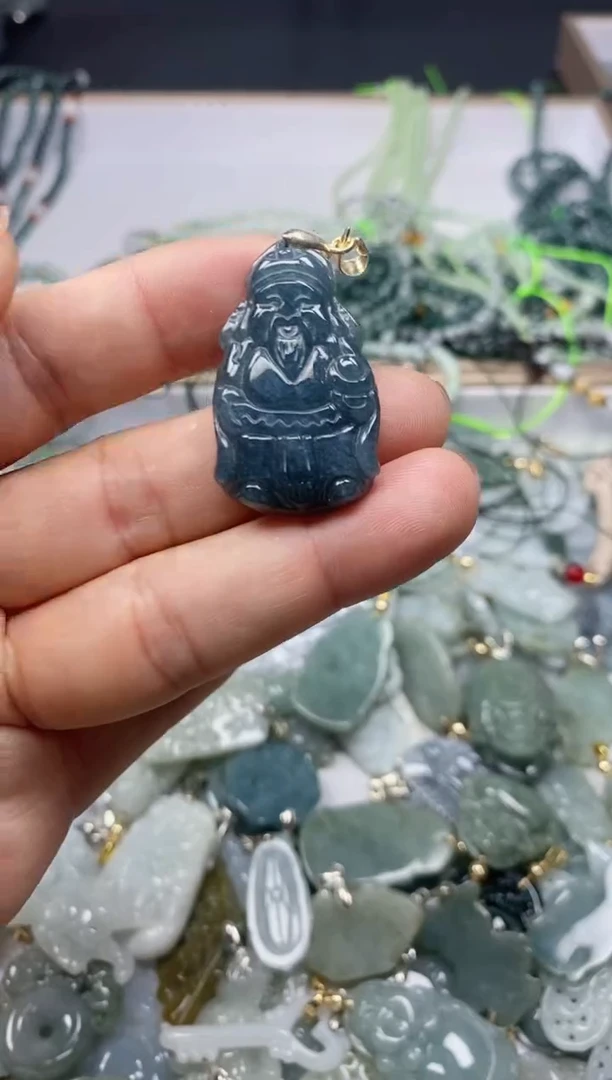 【闪购商品】翡翠颈饰未镶嵌翡翠a货24116