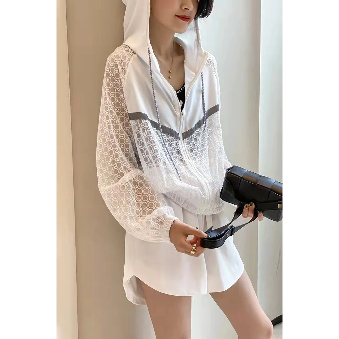 LISA.LISA 特！门店319~爽快旅行防晒衣设计感镂空休闲外套 L40141