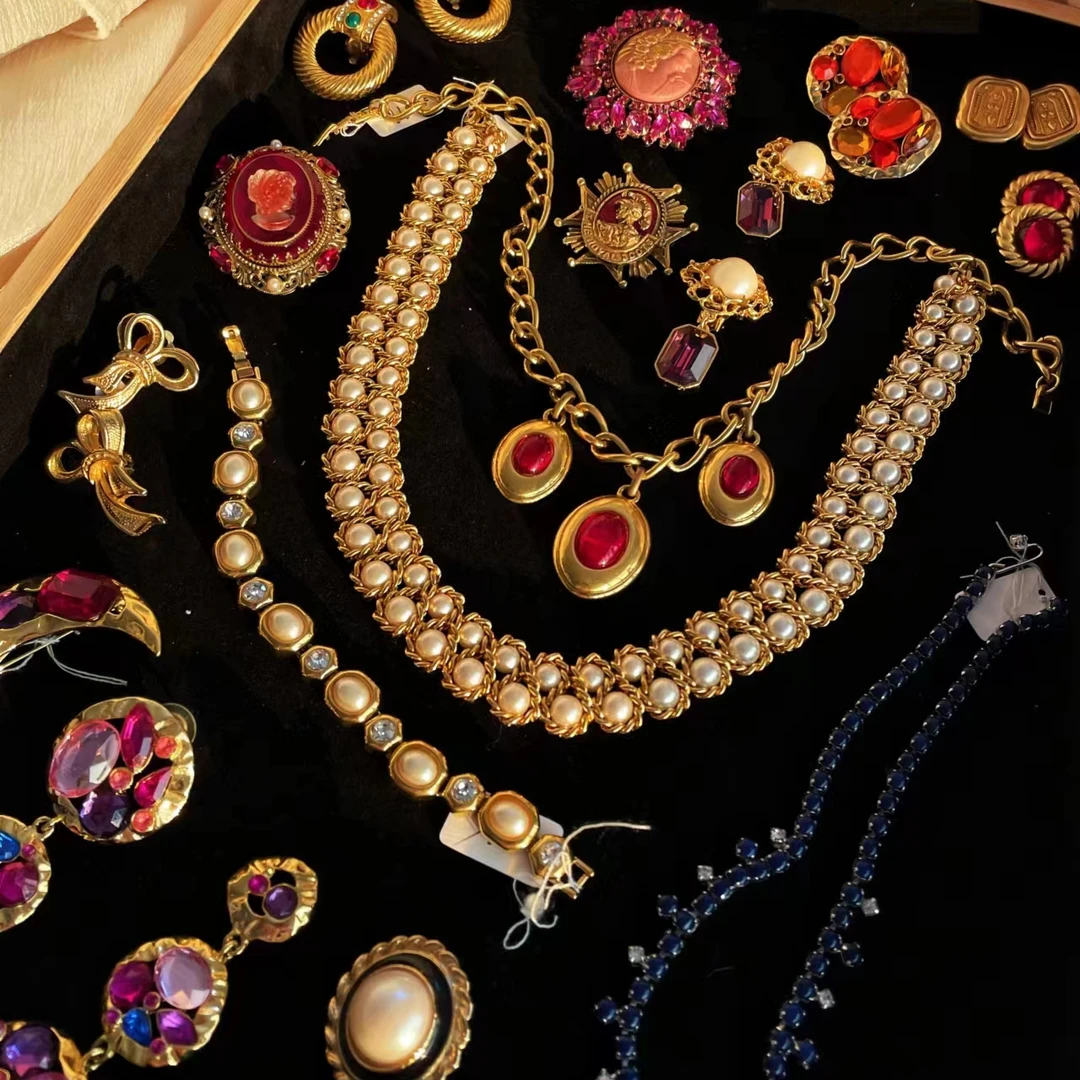 合金项链 合集链接 西洋回流中古首饰欧洲vintage