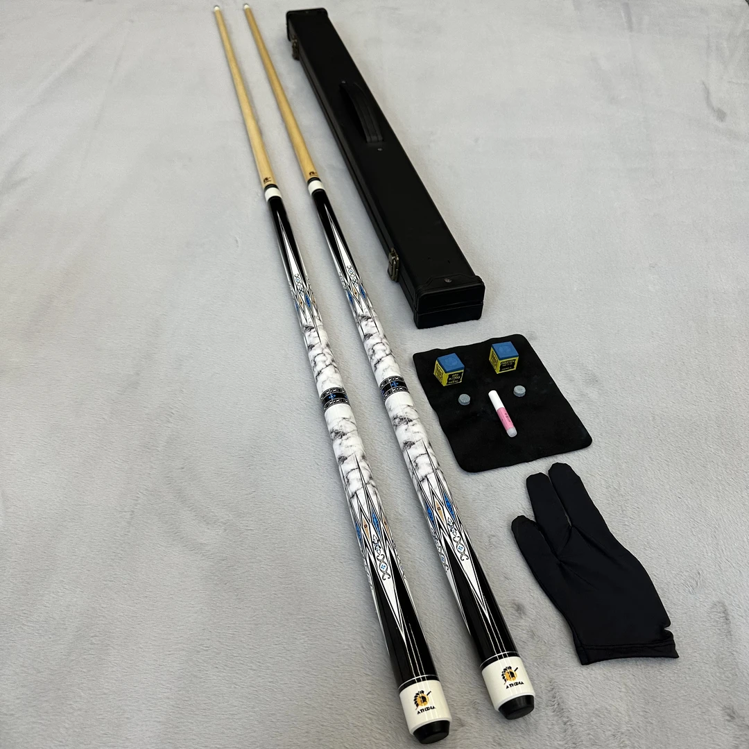 冰魄手工枫木台球杆入门级小头杆波茨杆斯诺克中美式通用台球杆