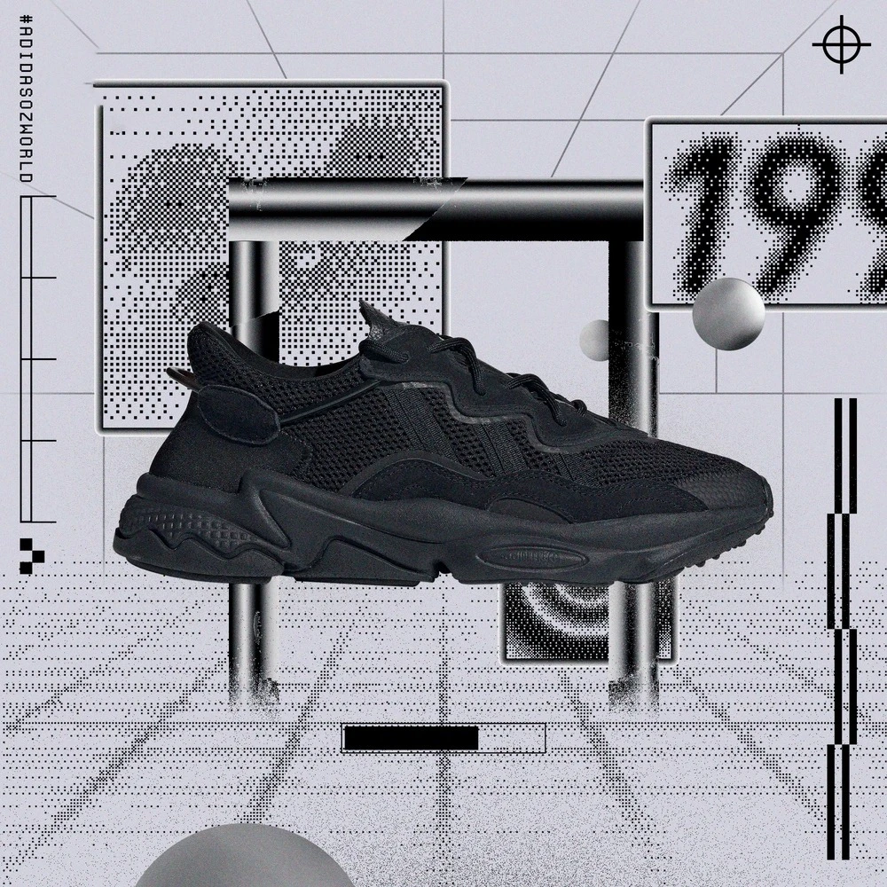 adidas阿迪达斯三叶草男子OZWEEGO低帮跑步秋季运动鞋子EE6999