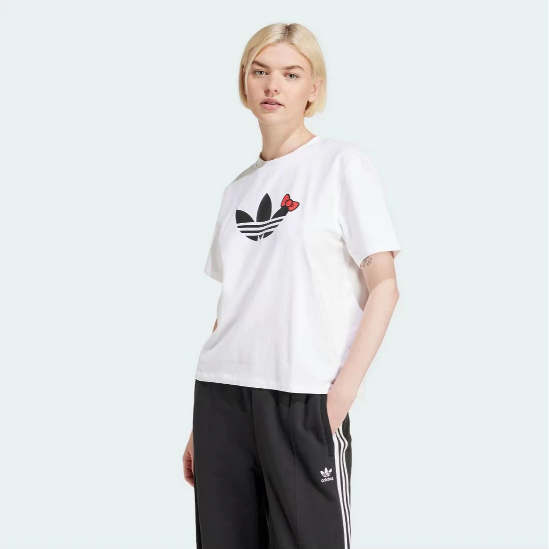 adidas/阿迪达斯 三叶草HELLO KITTY联名款运动短袖T恤IX7880/78