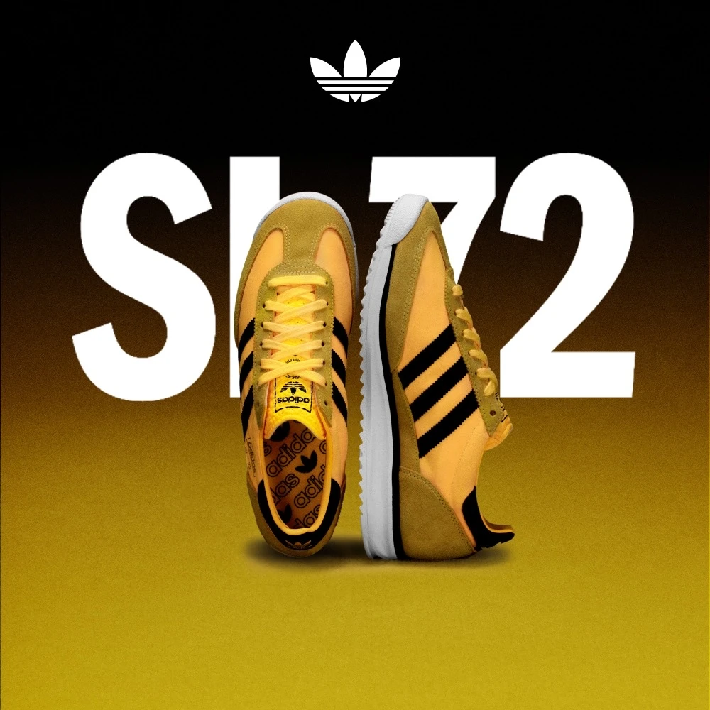 adidas/阿迪达斯三叶草SL 72 RS秦舒培同款复古运动鞋T头鞋IH7912