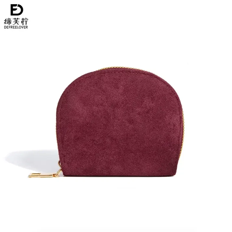 2024年包包经典时尚百搭零钱卡包 DFN0003-玫红色复古女士