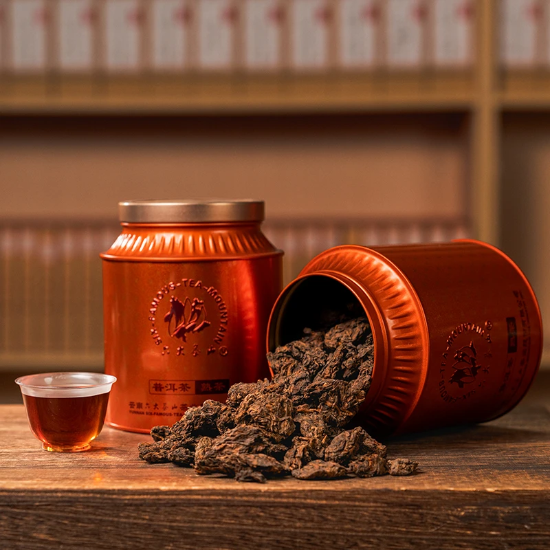 【六大茶山】寒夜茶当酒.醇香陈韵老茶头普洱茶（熟茶）300g