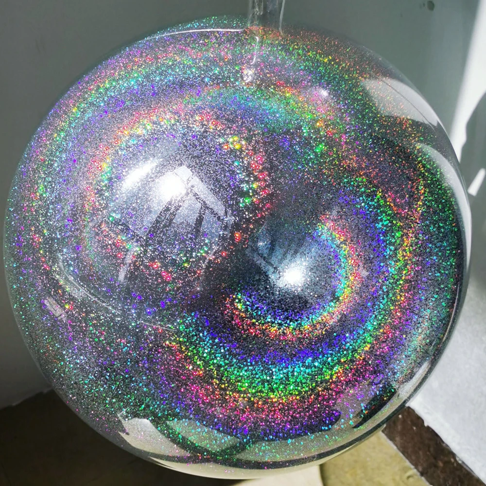 Eanjia20寸银色金色金葱粉闪粉波波球自动封口生日派对装饰布置