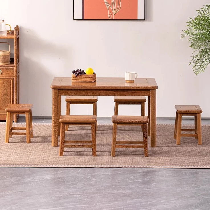 矮餐桌鸡翅木茶桌椅组合新中式实木泡茶台家用功夫茶几红木休闲桌