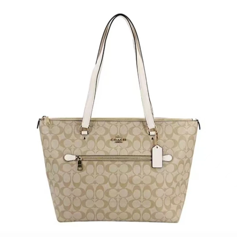 COACH/蔻驰老花帆布配皮TOTE包 F79609-IMDQC