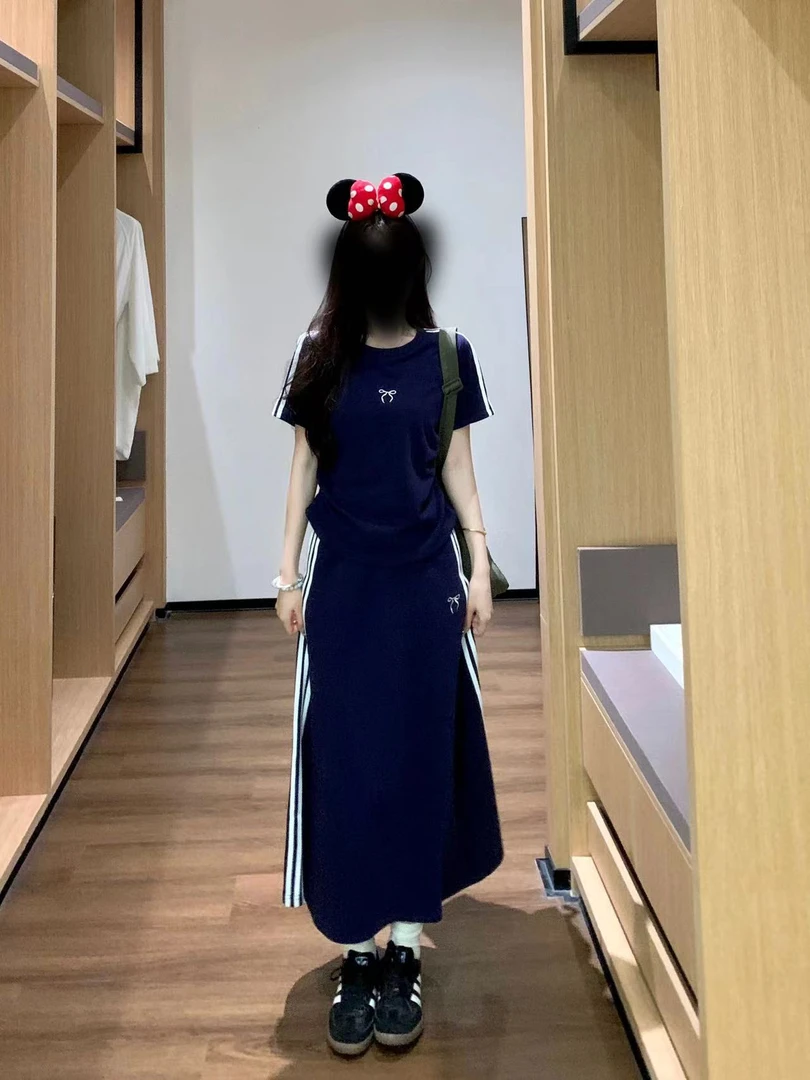 公主家459685长/459922短 藏蓝色套装